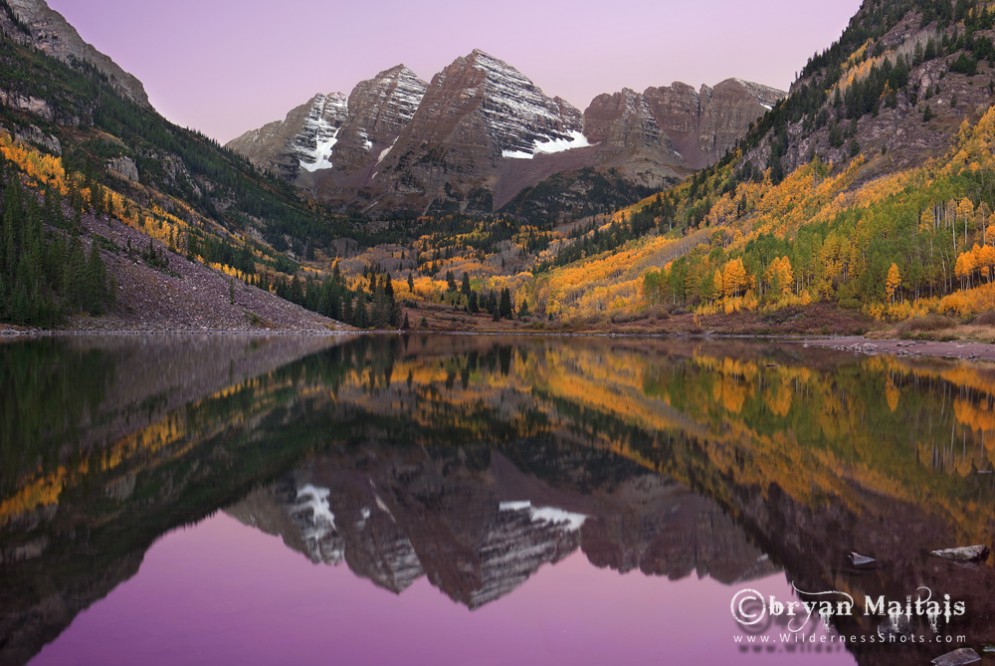 Maroon Bells Sunrise Colorado