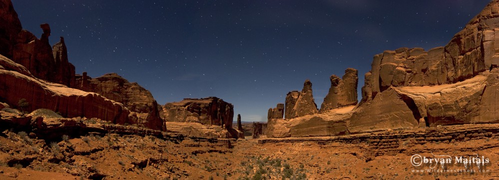 Park Avenue, Arches National Park, Utah