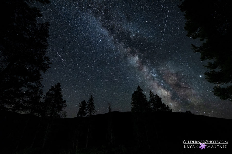 Taylor Park Milky Way and Meteoroids - Wildernessshots Photography