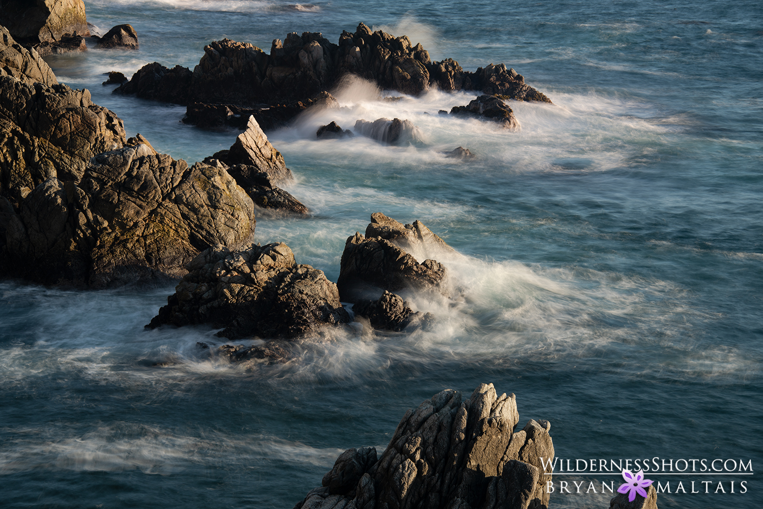 Big Sur California Crashing Waves