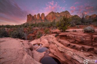 Seven Sacred Pools Sedona predawn Photo Print