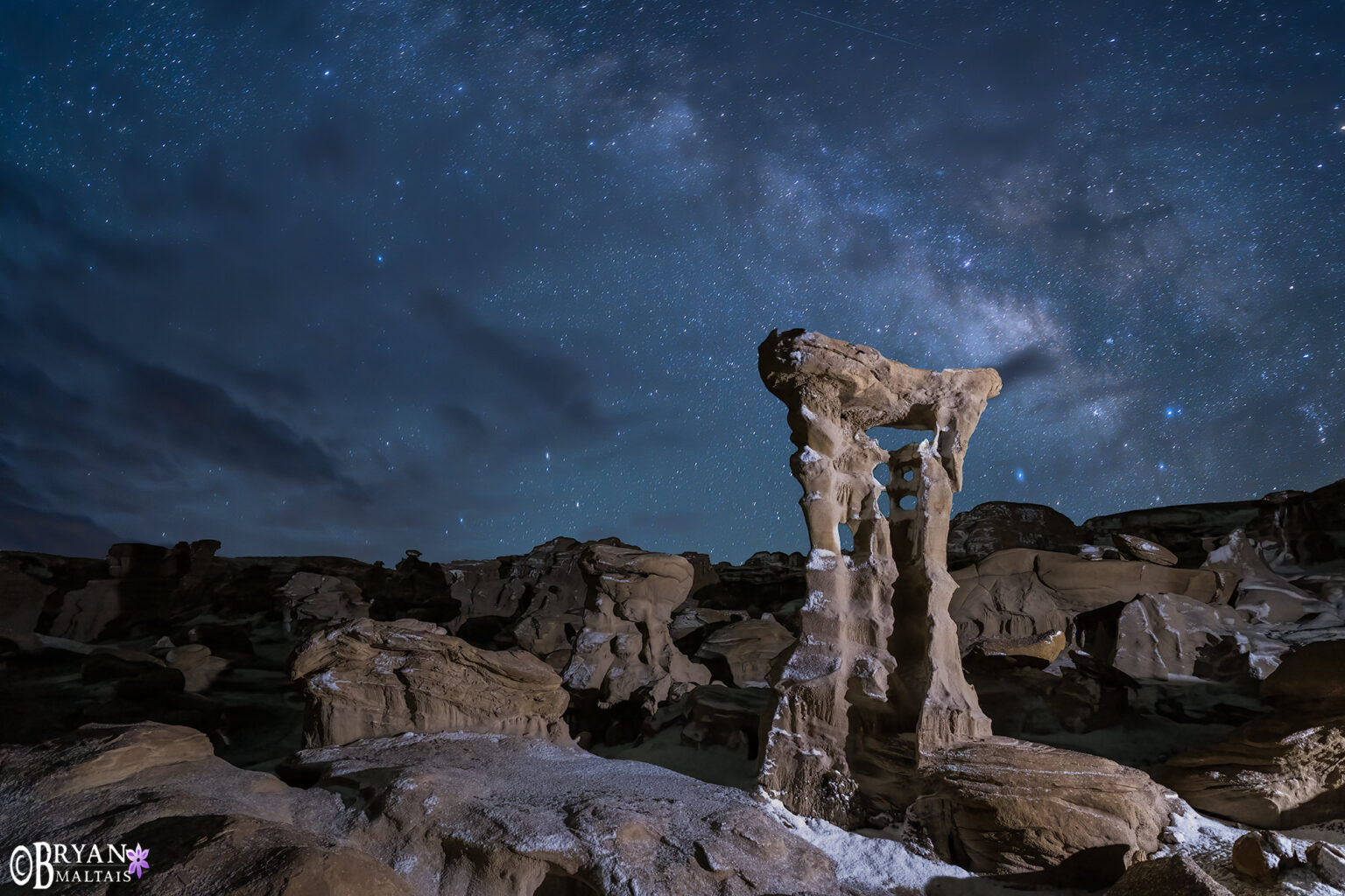 Bisti Badlands Night Sky Photography 2024