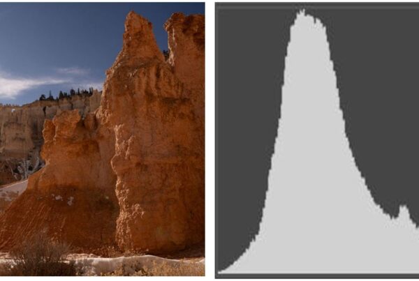 sun overexposed histogram